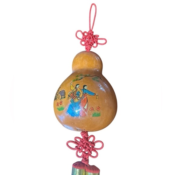 Orange and Red Decorative Gourd with Tassel Home
Car Decor - Picture 4 of 6